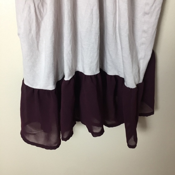 [Victoria's Secret] Beige Plum Ruffle Tank Top - Picture 9 of 9